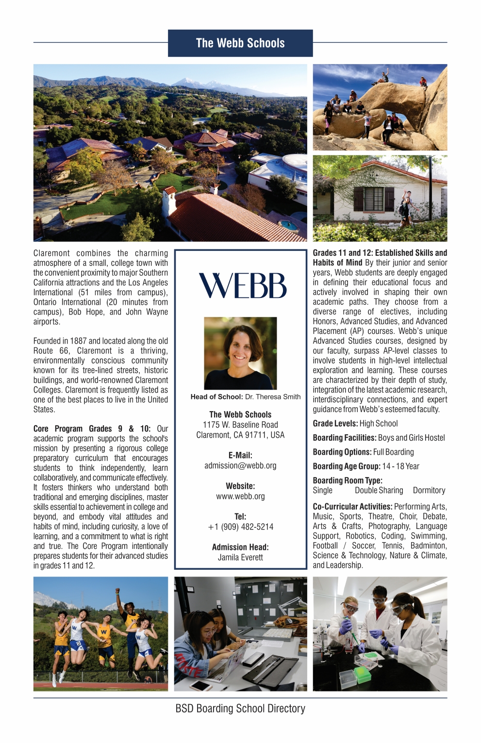 The Webb Schools, Claremont