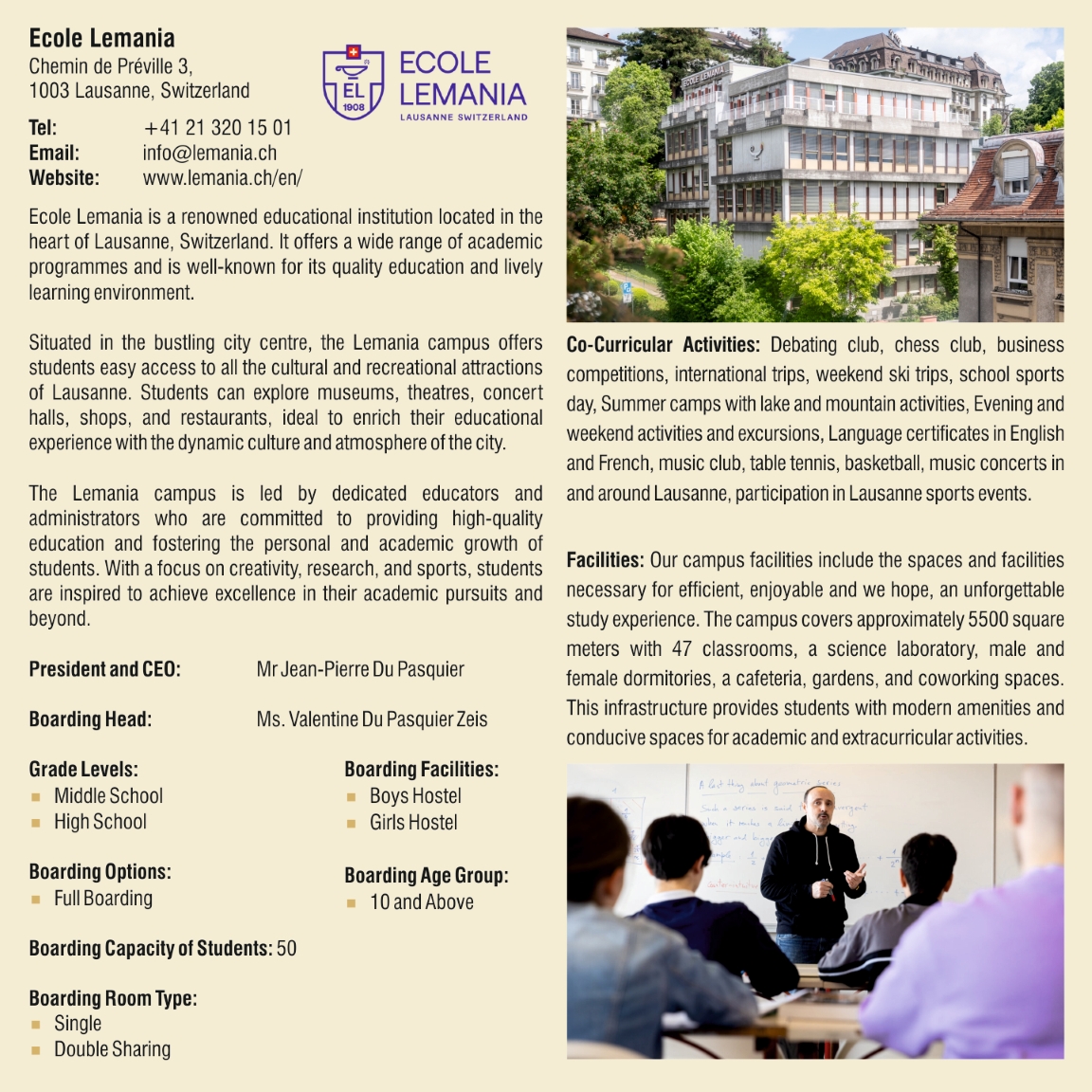 Ecole Lemania