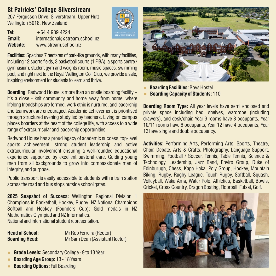 St Patricks' College Silverstream