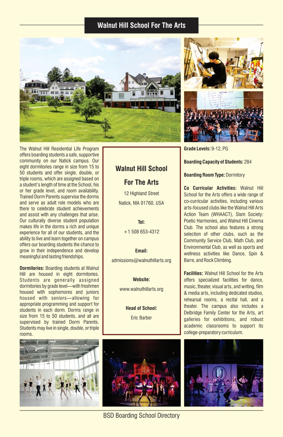 Walnut Hill School For The Arts